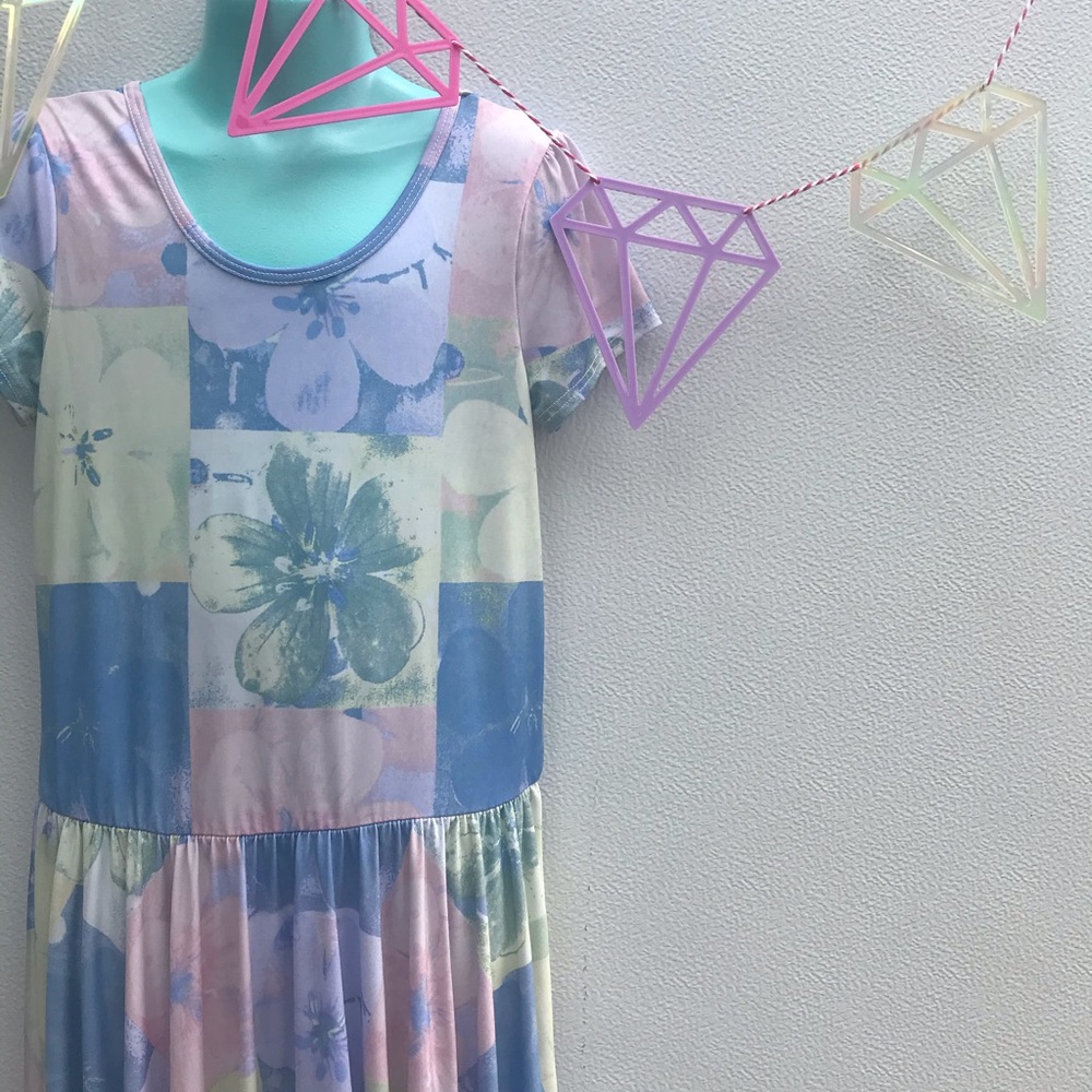 Little girls dot dot smile floral dress